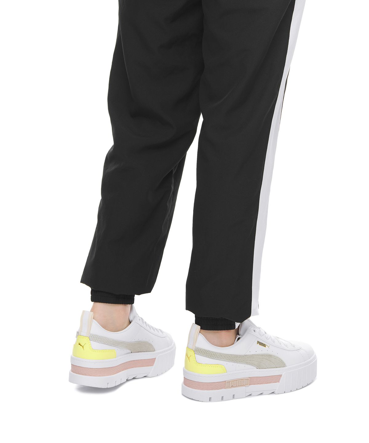 푸마(PUMA) 메이즈 레더 Wns - 화이트:핑크 / 381983-03