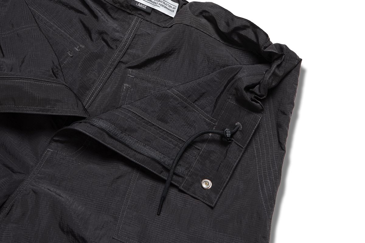 디아프바인(DIAFVINE) DV.LOT 639 Nylon Fatigue Pants -BLACK-