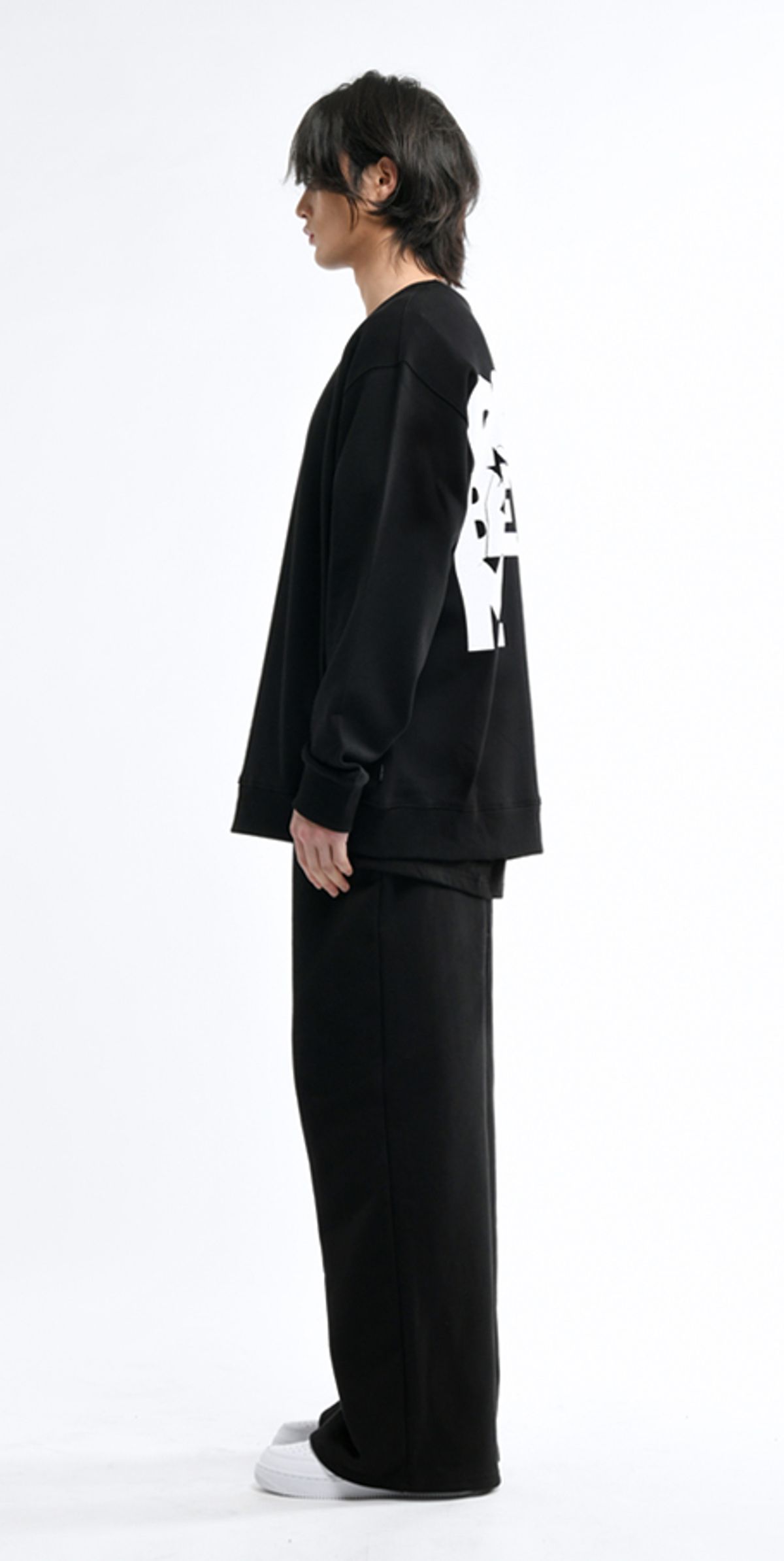 블랙스미(BLEXXME) GODBLEXXME OVERSIZE FIT SWEAT SHIRT BLACK