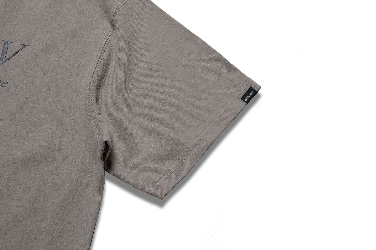 디아프바인(DIAFVINE) DV.LOT 635 Logo Tee / TYPE-2 -LIGHT BROWN-