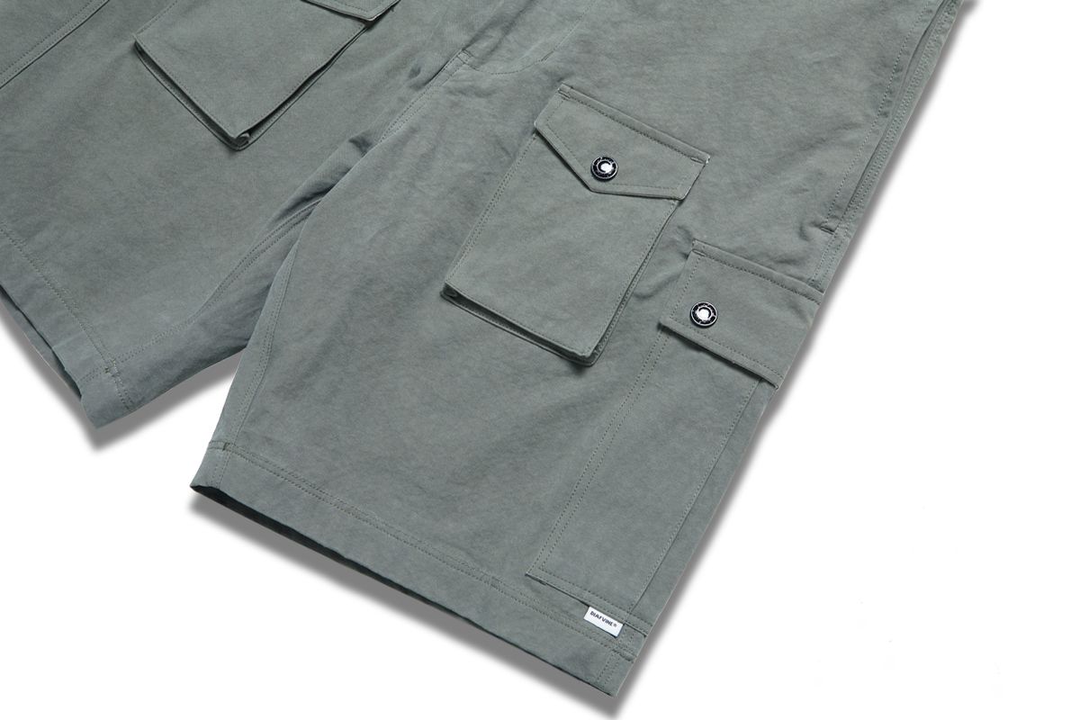 디아프바인(DIAFVINE) DV.LOT 640 Utility Shorts -ASH KHAKI-