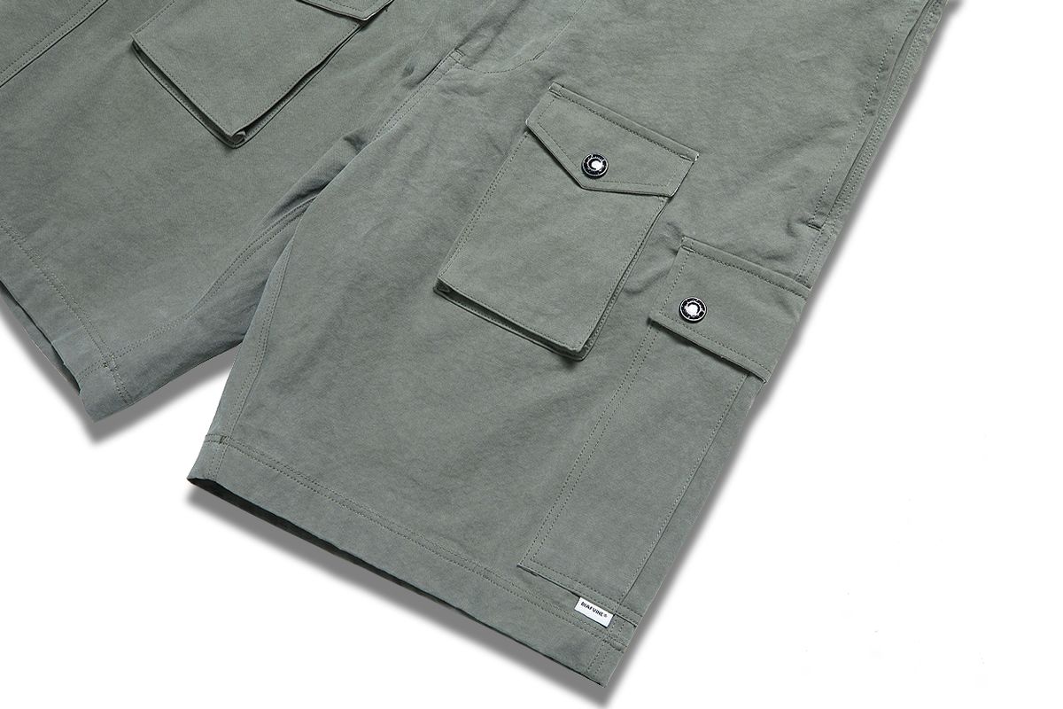 디아프바인(DIAFVINE) DV.LOT 640 Utility Shorts -ASH KHAKI-
