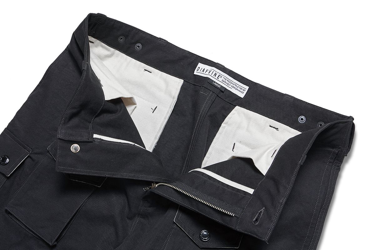 디아프바인(DIAFVINE) DV.LOT 640 Utility Shorts -BLACK-