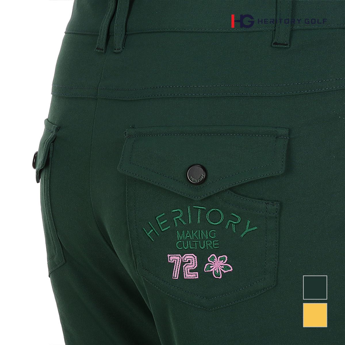 헤리토리골프(HERITORY GOLF) 여성 코튼터치 팬츠_MGWDLTS1301