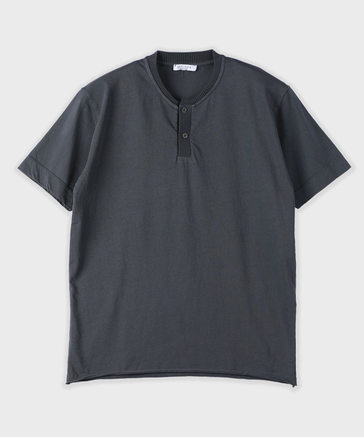 빠니깔레(PANICALE) 라운드 버튼넥 티셔츠 4 COLOR