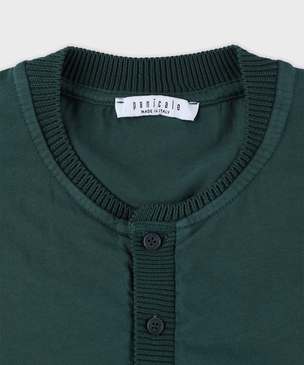 빠니깔레(PANICALE) 라운드 버튼넥 티셔츠 4 COLOR