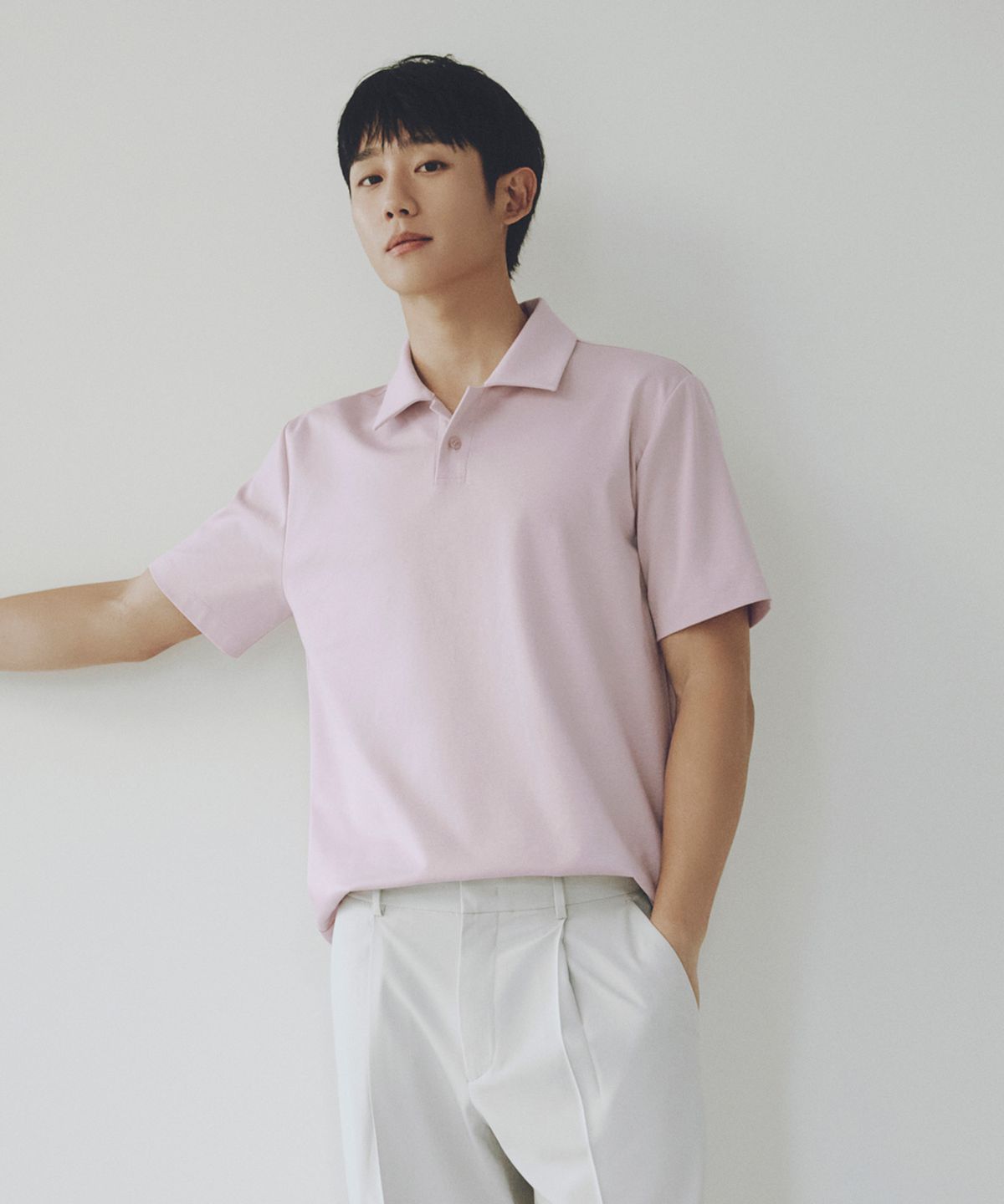마인드브릿지(MINDBRIDGE) [ON][수피마]카라 티셔츠 - 6color