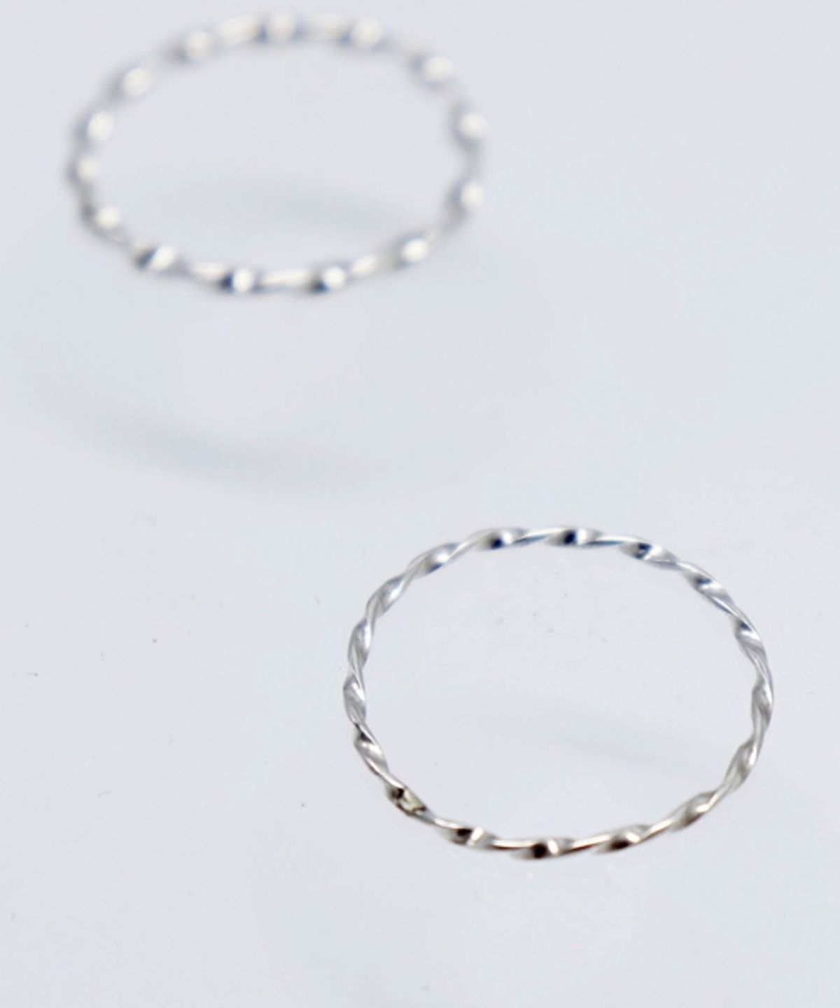 봉보(BONBEAU) Stella loose twist Layered Ring 루즈 트위스트 꼬임반지 1.5mm