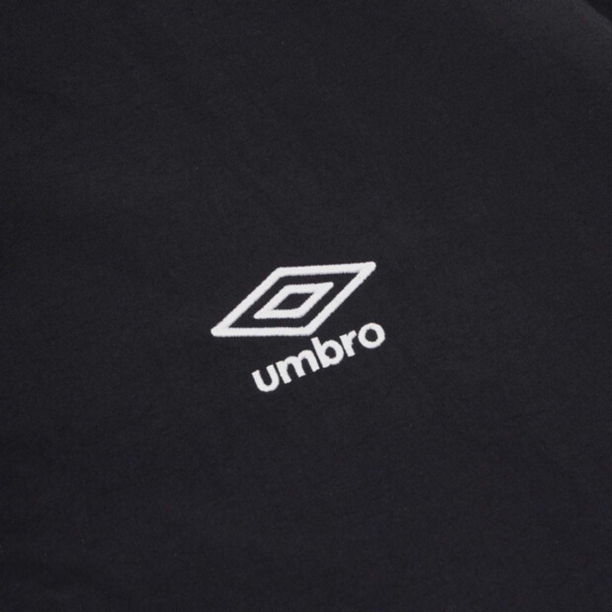 엄브로(UMBRO) 클래식 스탠넥 웜업 바람막이 자켓 블랙 UR321CJK93