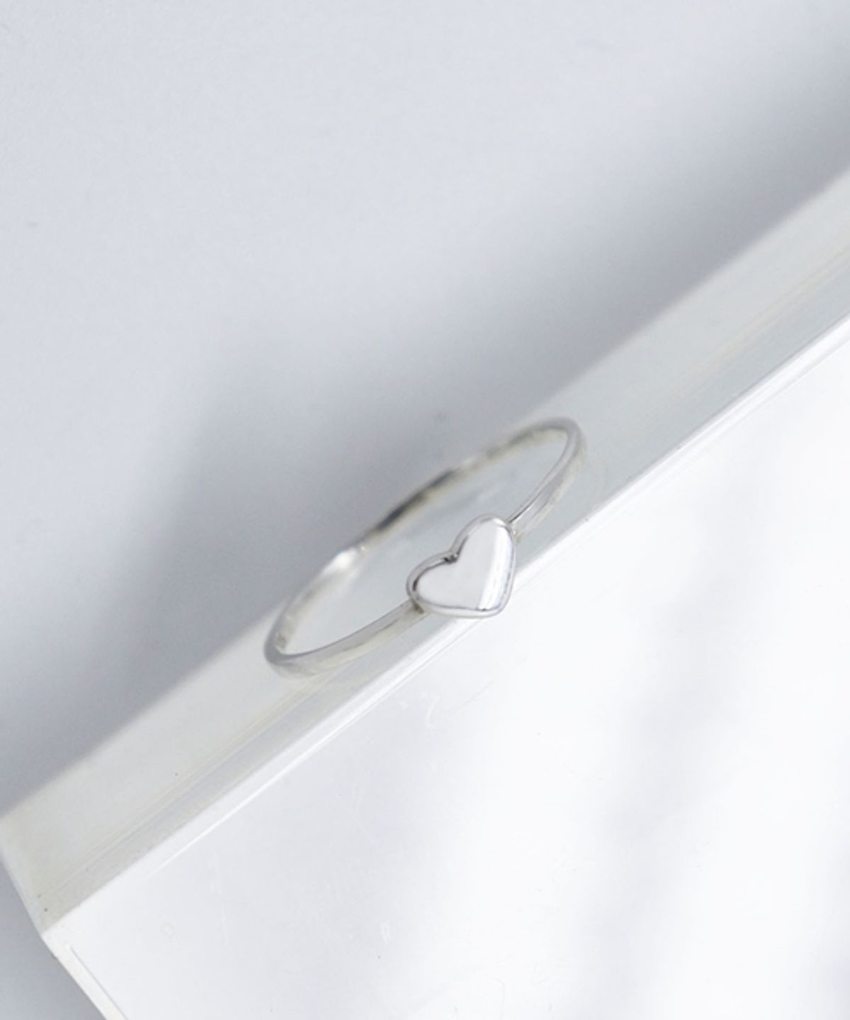 봉보(BONBEAU) Cuteness heart Ring 레이어드 큐트 하트 링반지