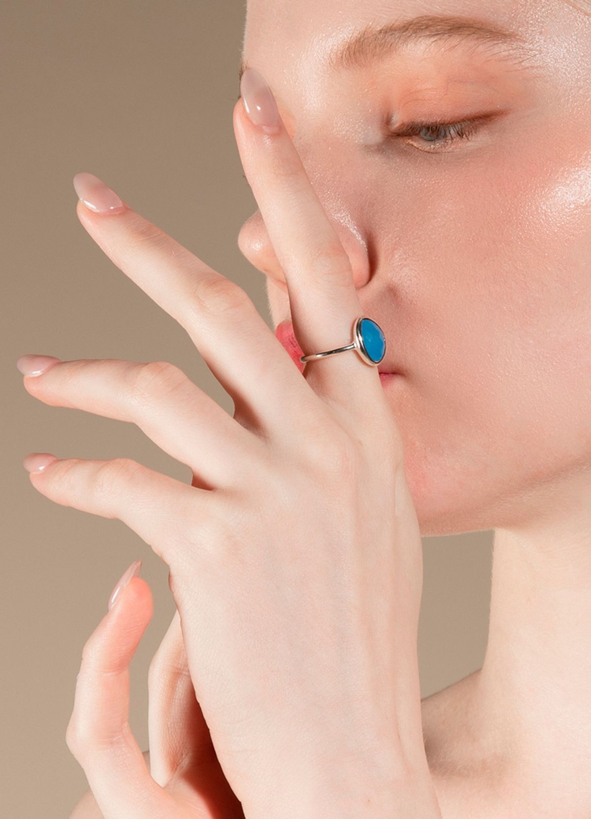 앙쥬오도르(ANGE ODOR) Moon Stone Ring