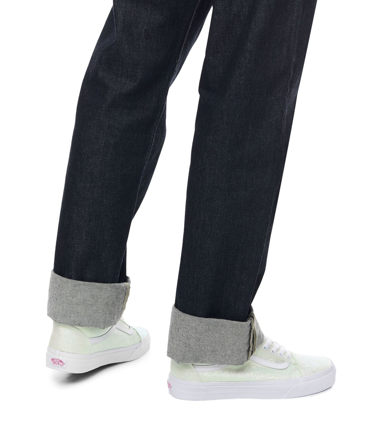 반스(VANS) 올드스쿨 - (UV 글리터) 핑크:트루 화이트