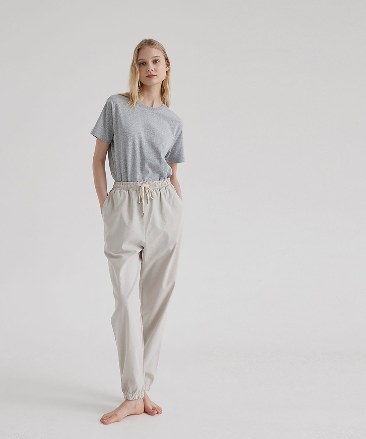 조스라운지(JO'S LOUNGE) Oatmeal Lounge Jogger Pants