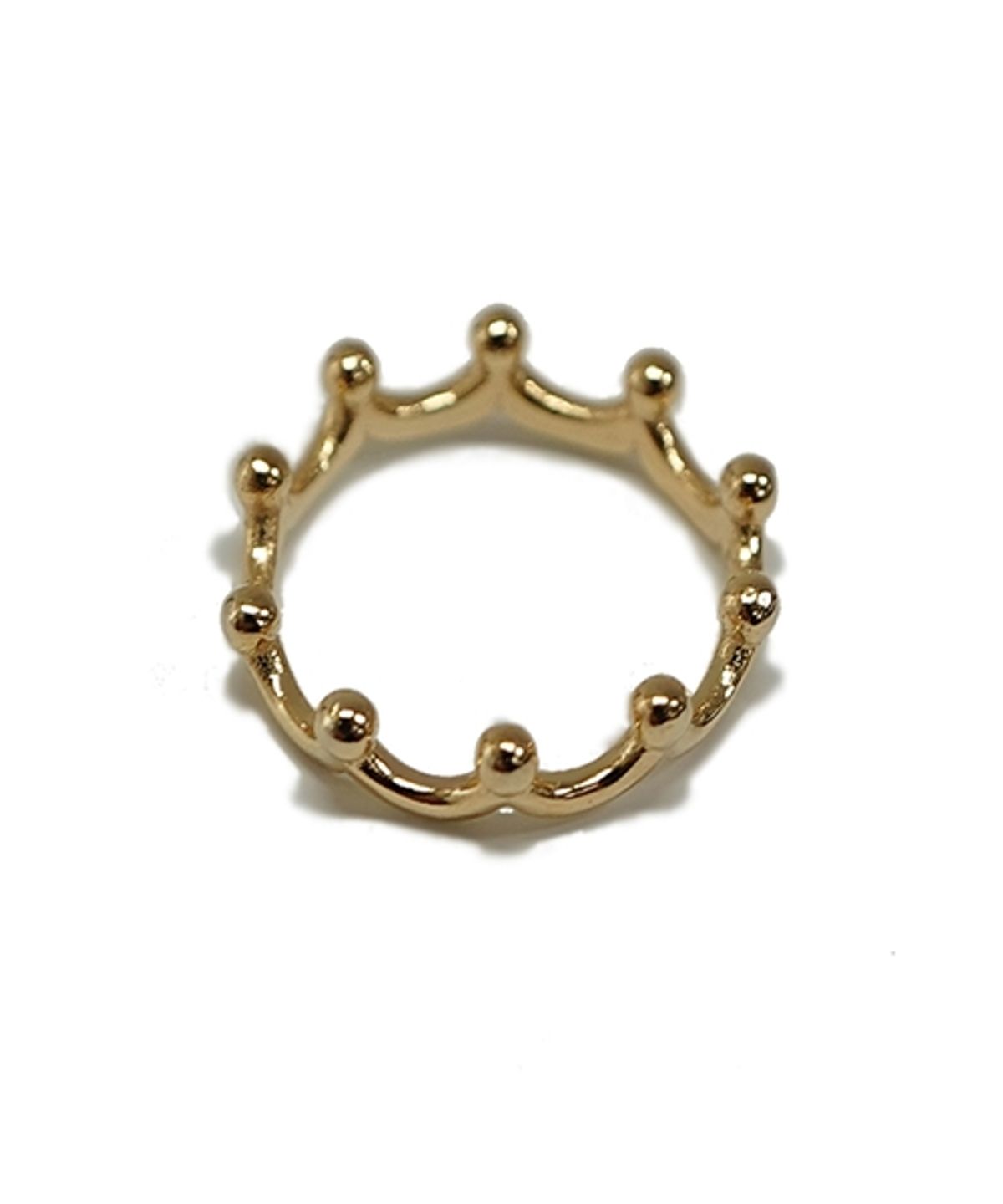 봉보(BONBEAU) Margaret Gold ring 크라운 레이어드 반지
