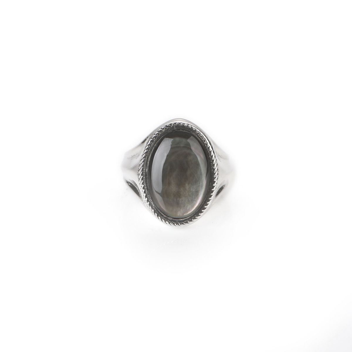 스팅925(STING925) Black Nacre Ring