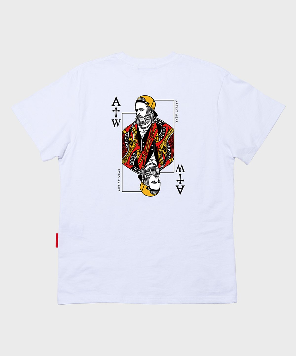 아티스트웨어(ARTISTWEAR) [ATW] 킹 오브 스트릿 반팔티_WH