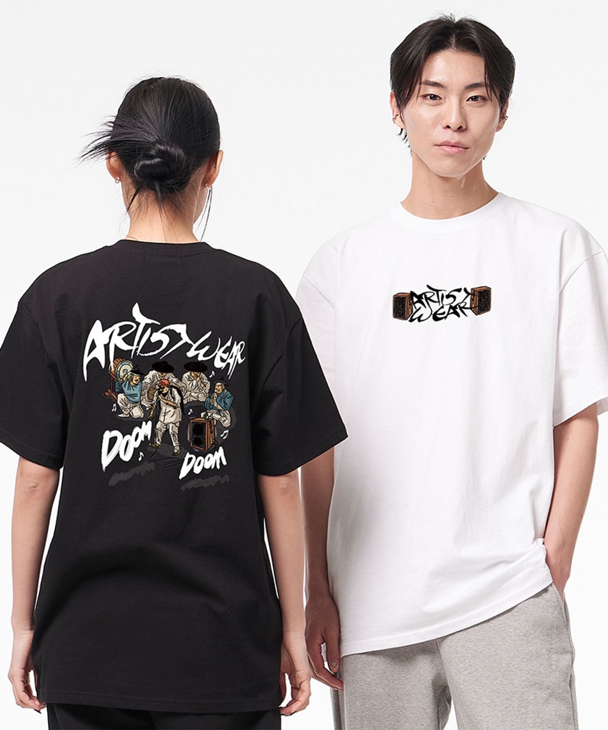 아티스트웨어(ARTISTWEAR) [ATW] 쇼미더 조선 반팔티_BK
