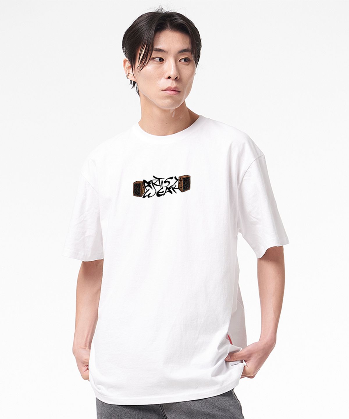 아티스트웨어(ARTISTWEAR) [ATW] 쇼미더 조선 반팔티_WH