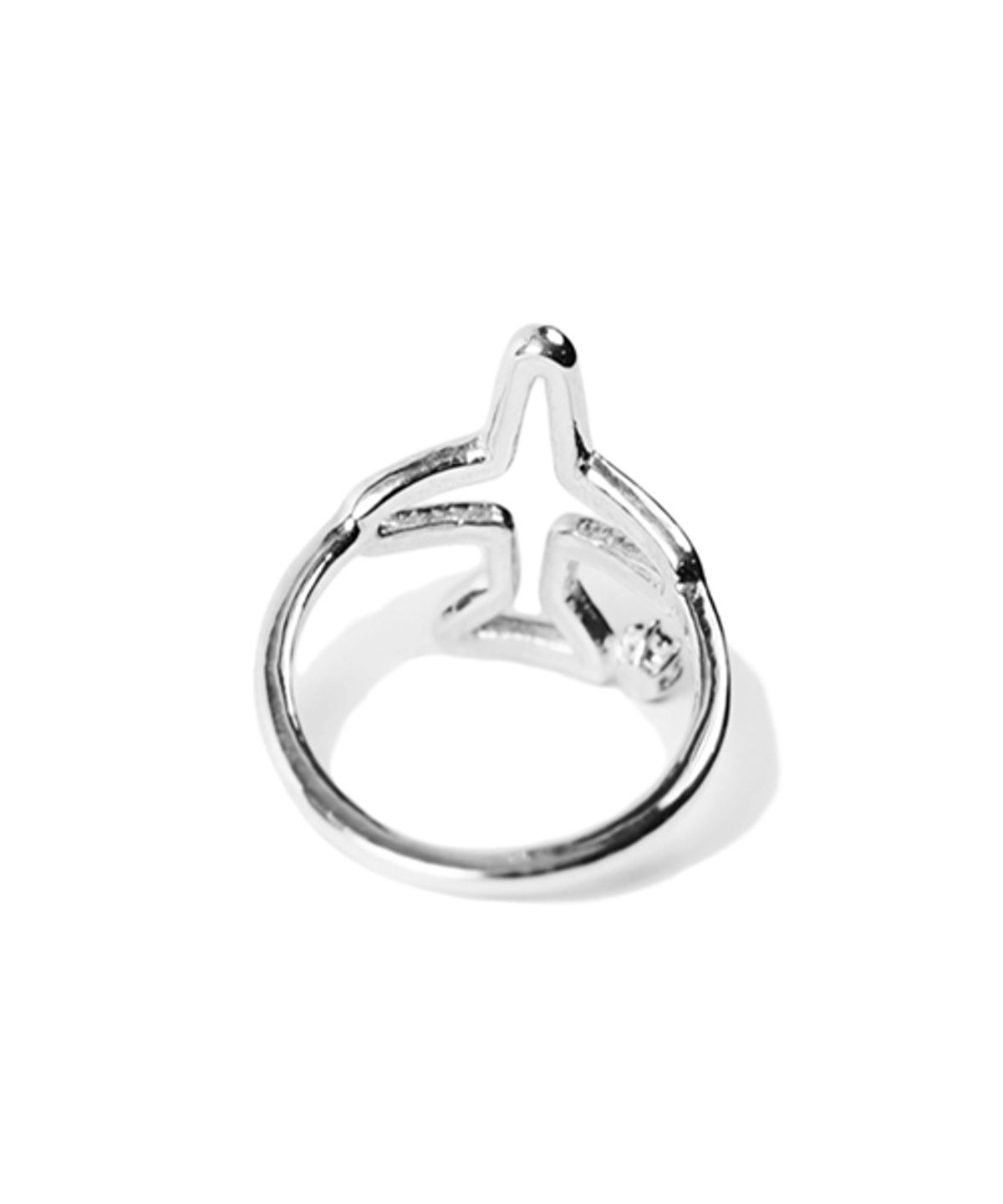 봉보(BONBEAU) Airplane silver ring 비행기 실버반지