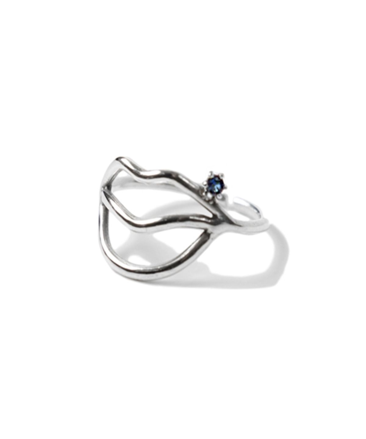봉보(BONBEAU) Lips silver ring 입술 925실버 반지