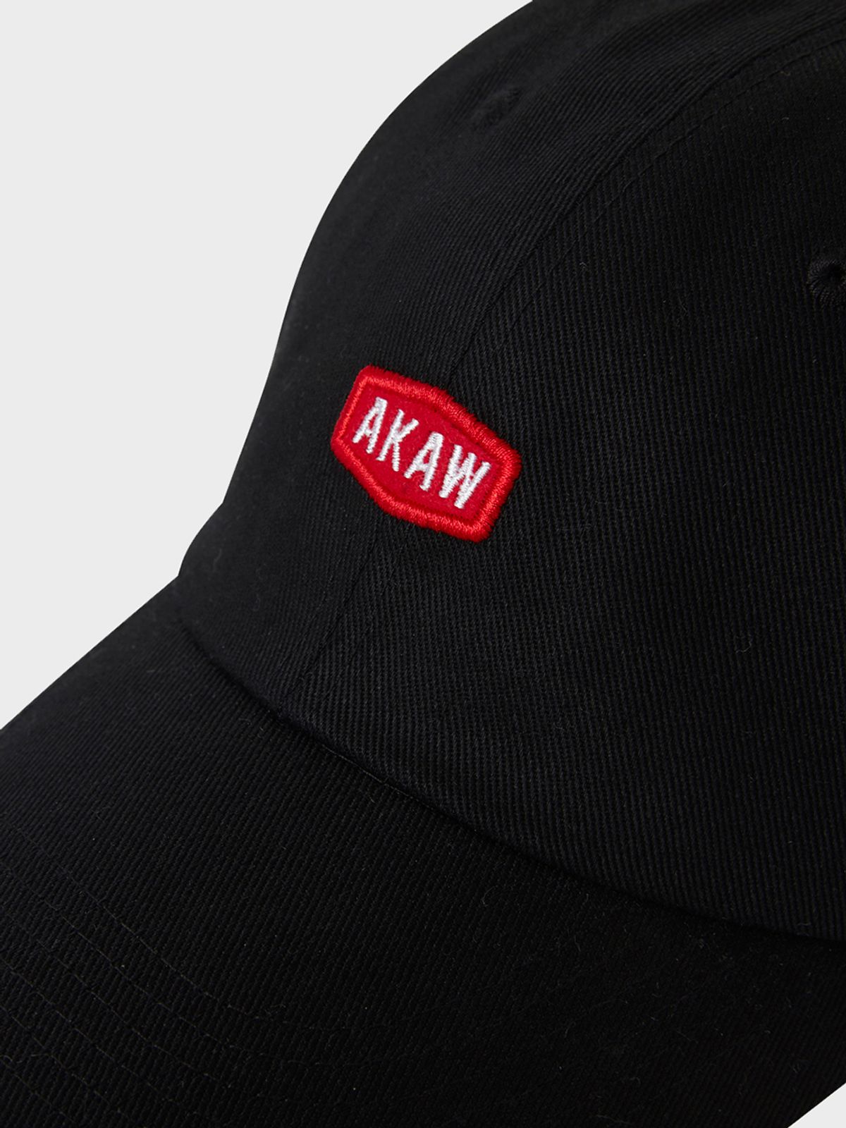 아카우(AKAW) 오버핏 클래식 볼캡 (블랙)