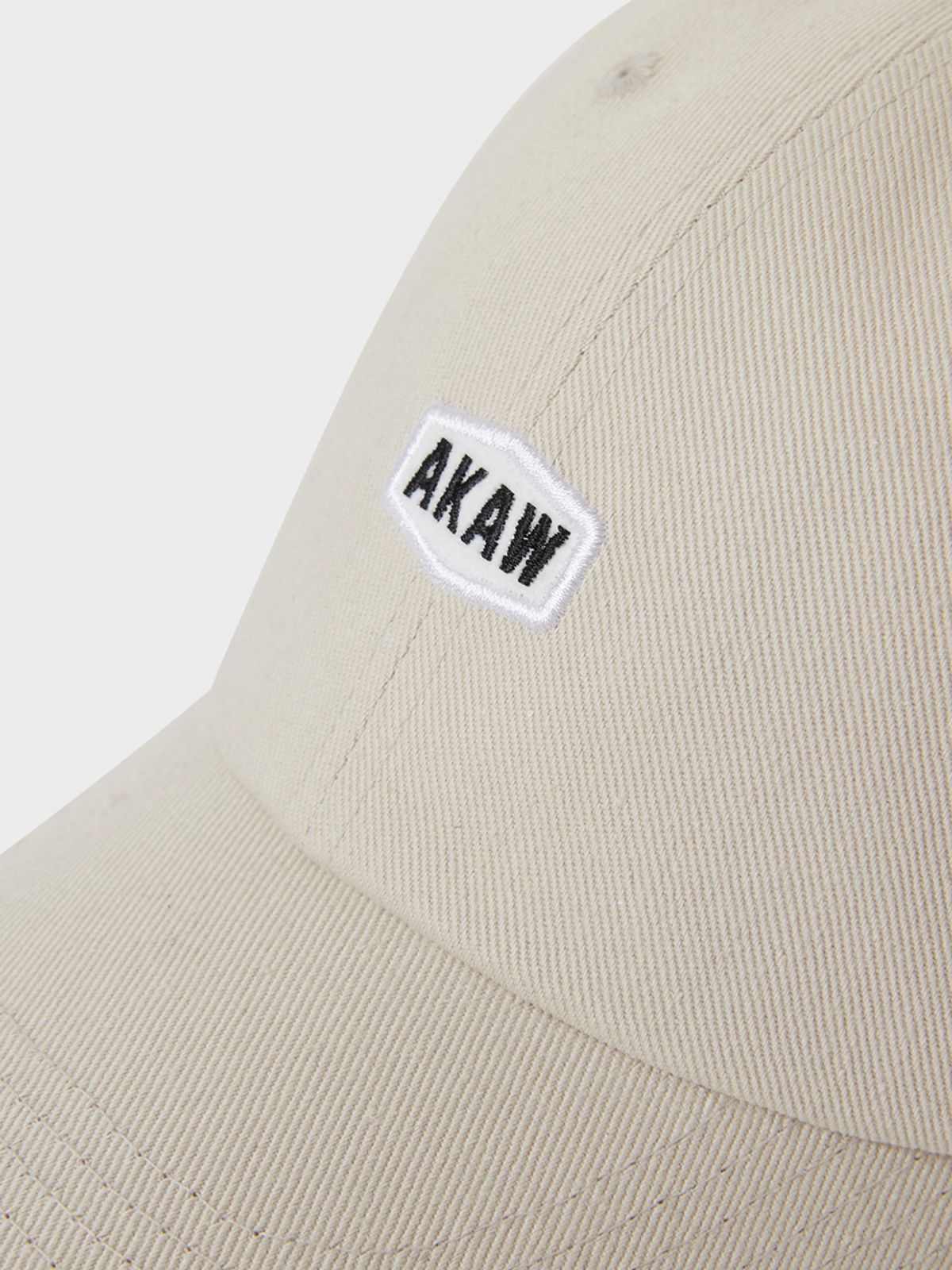 아카우(AKAW) 오버핏 클래식 볼캡 (아이보리)