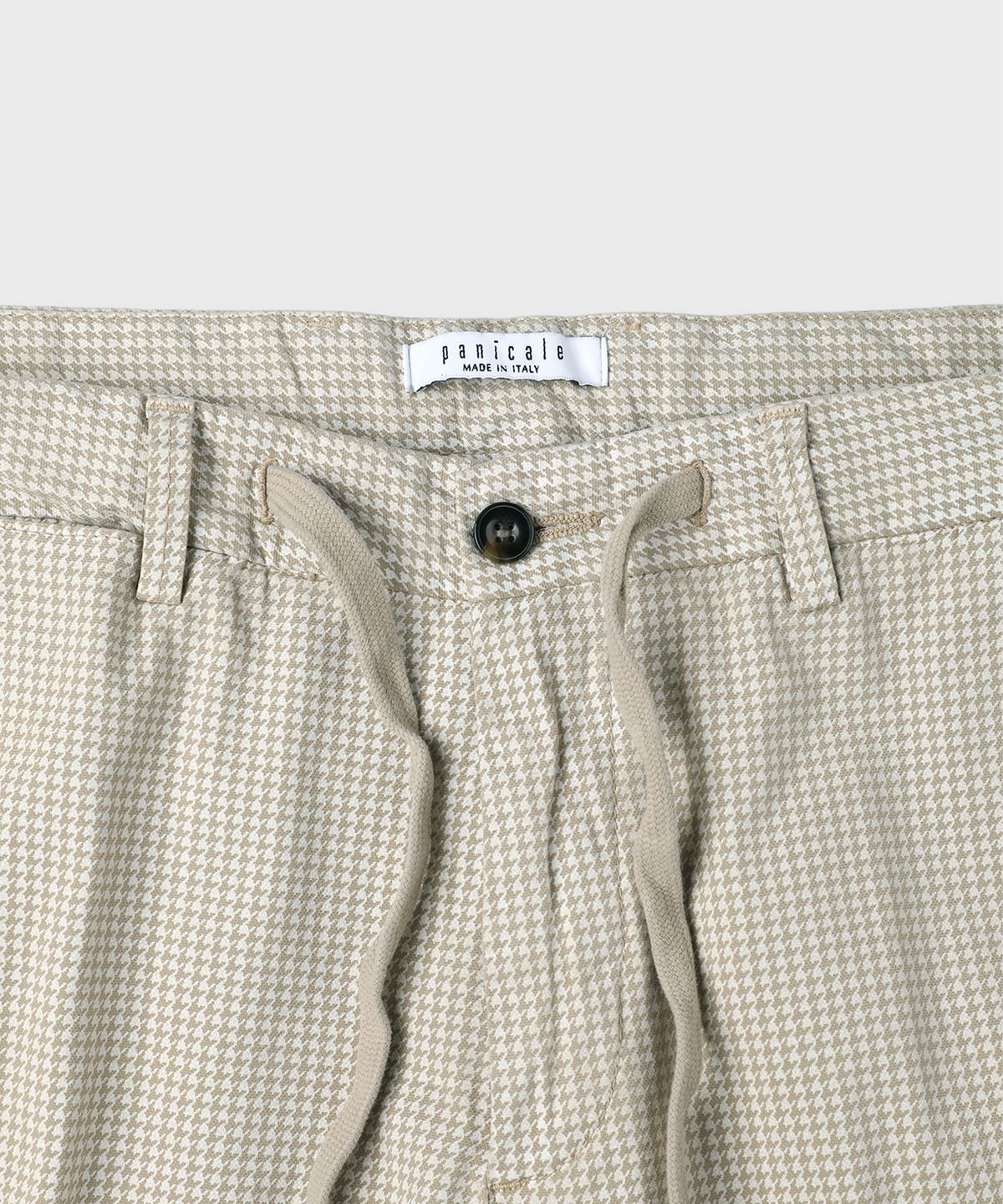 빠니깔레(PANICALE) 베이지 밴딩 코튼 팬츠