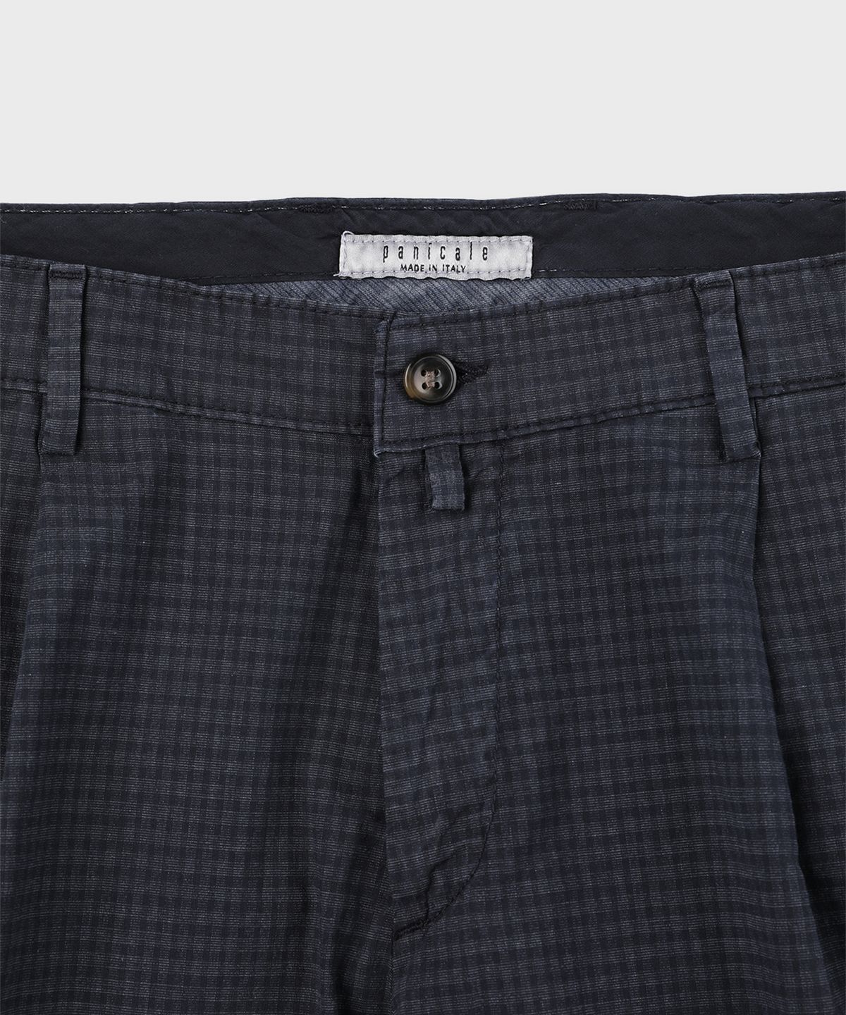 빠니깔레(PANICALE) 체크 플리츠 면혼방 치노 팬츠 2 COLOR