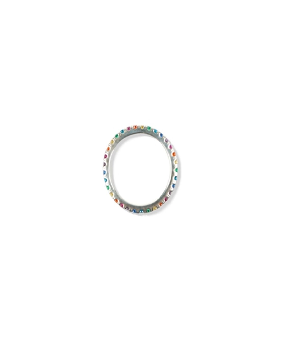 봉보(BONBEAU) Bold rainbow ring 두꺼운 레인보우 레이어드 링