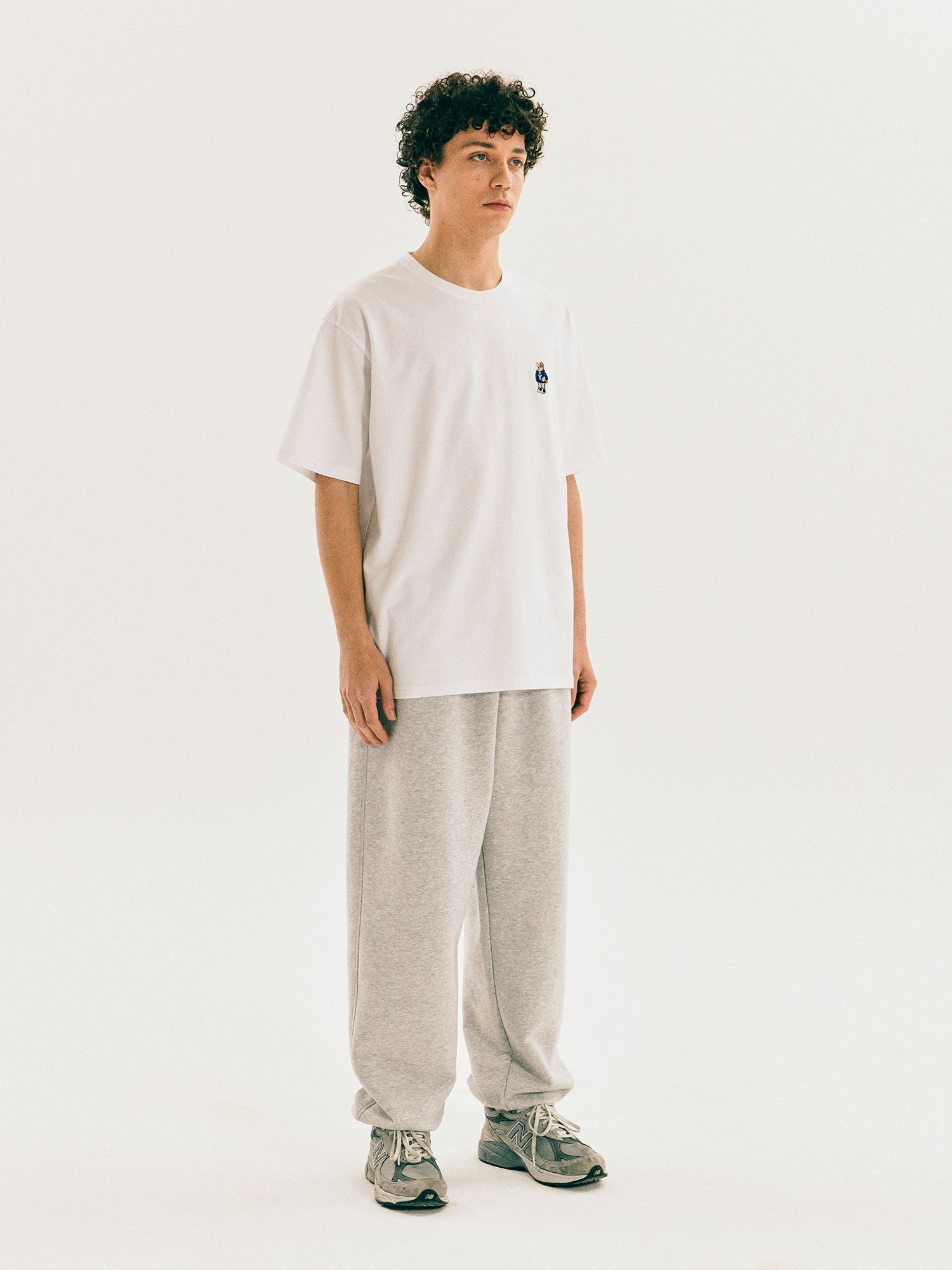 ☆YALE☆ 2PACK EMBROIDERY DAN TSHIRT WHITE WHITE YEM9SS301A MUSINSA | YALE [2PACK] Embroidered Dan Short Sleeve T-shirt