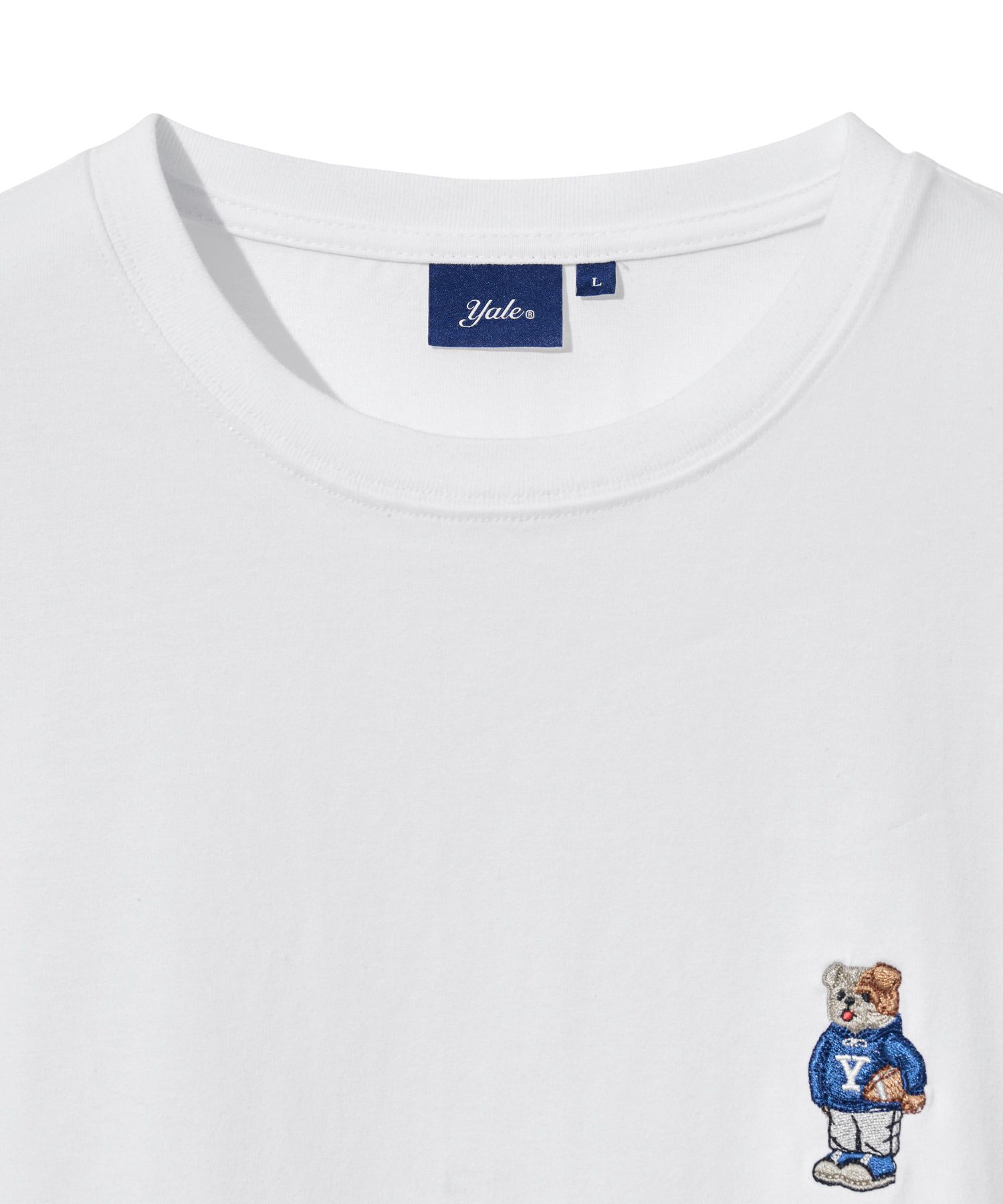 ☆YALE☆ EMBROIDERY UNIVERSITY DAN TEE WHITE YD01SS1015WH / MUSINSA | YALE EMBROIDERY UNIVERSITY DAN TEE WHITE