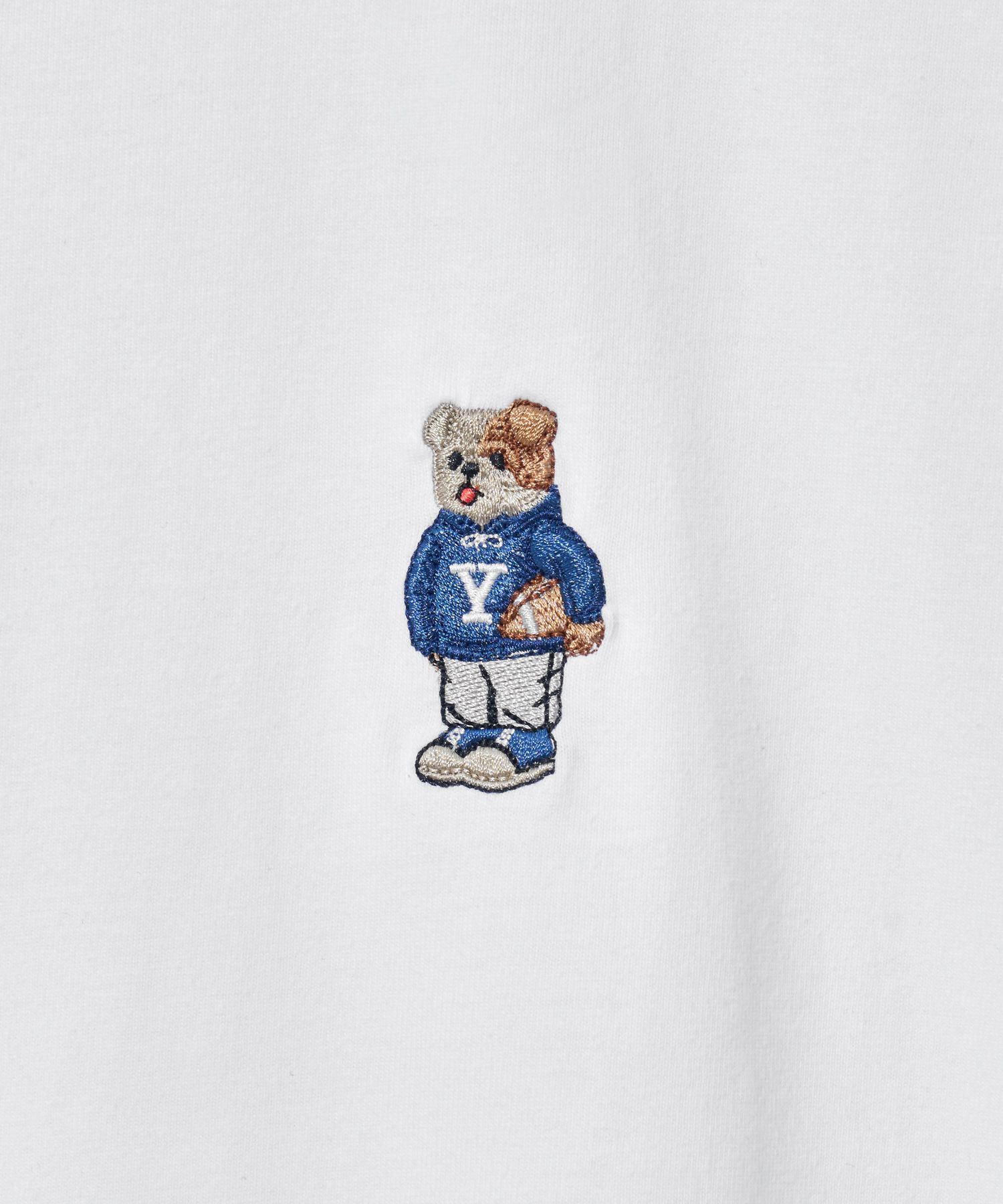 ☆YALE☆ 2PACK EMBROIDERY DAN TSHIRT WHITE WHITE YEM9SS301A MUSINSA | YALE [2PACK] Embroidered Dan Short Sleeve T-shirt