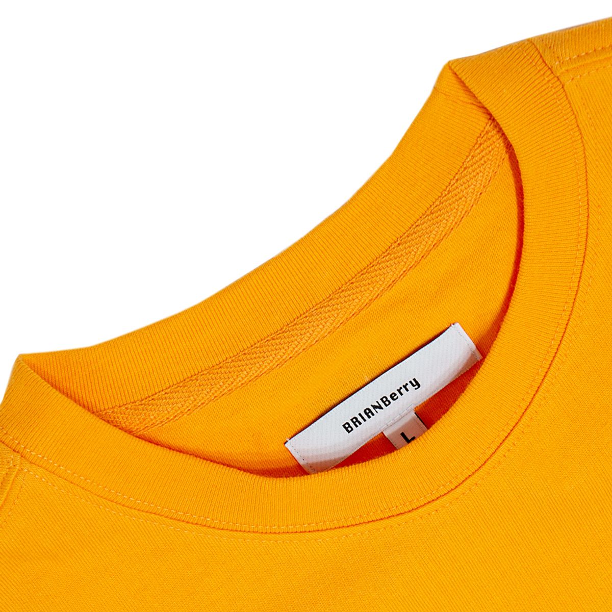 브라이언베리(BRIAN BERRY) BUILD LOGO TEE_L/ORANGE