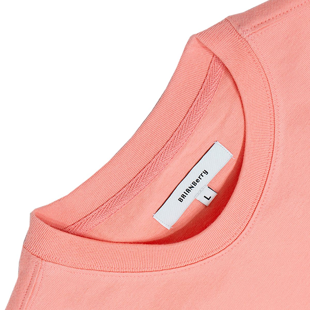 브라이언베리(BRIAN BERRY) BUILD LOGO TEE_CORAL