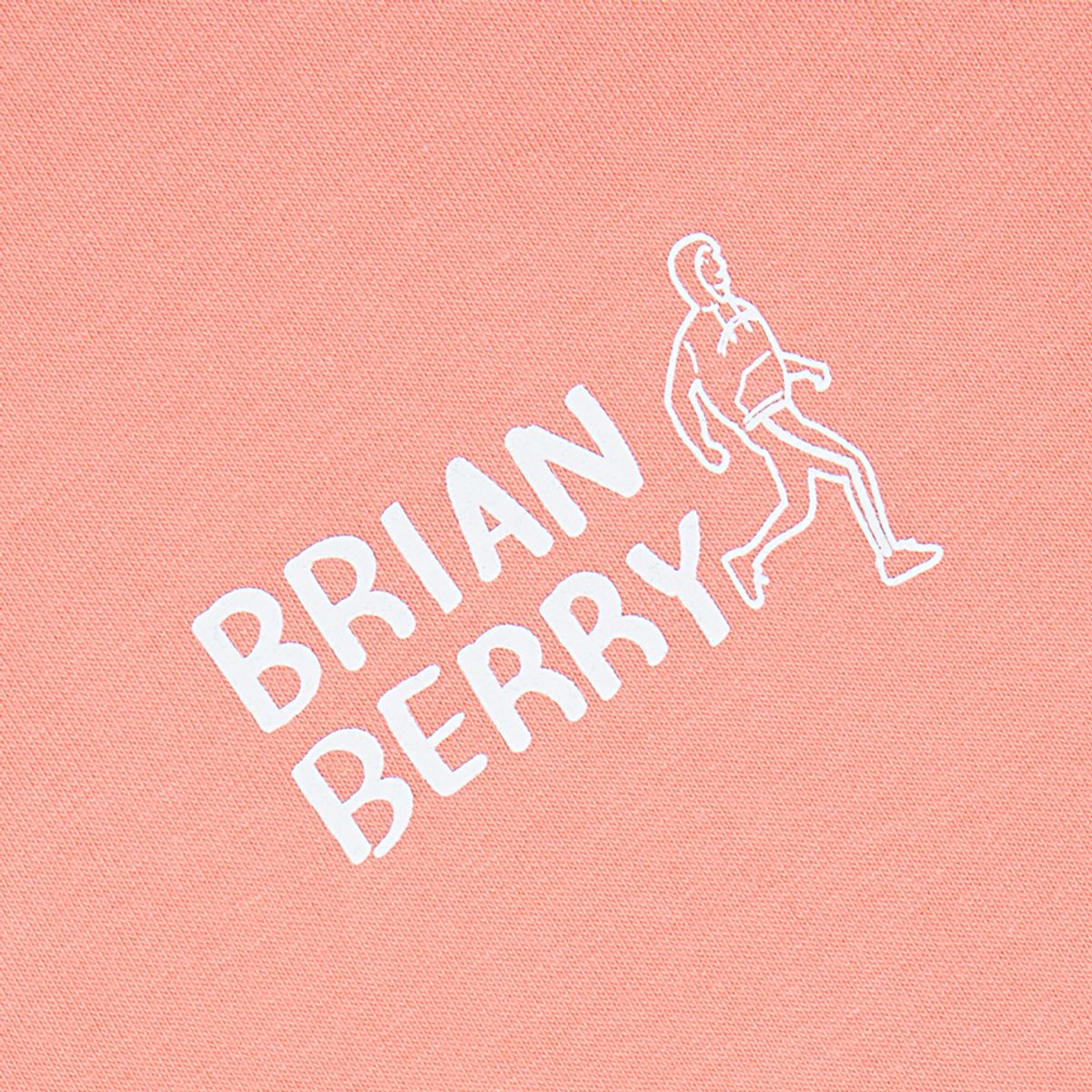 브라이언베리(BRIAN BERRY) BUILD LOGO TEE_CORAL