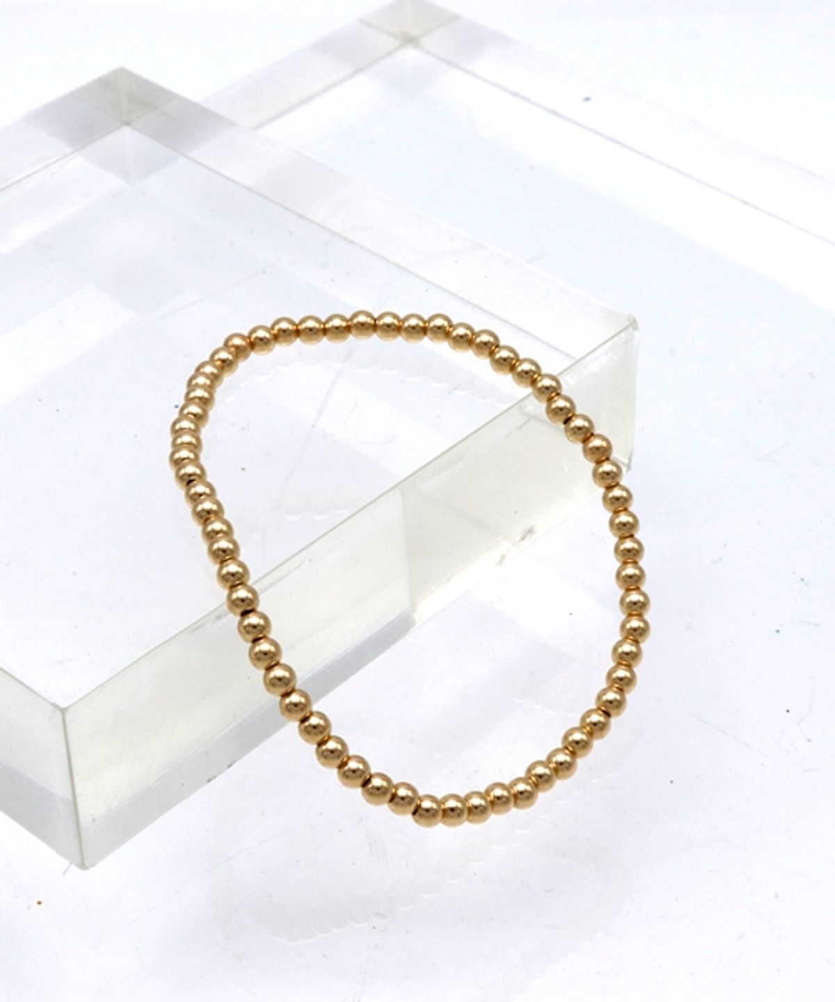 봉보(BONBEAU) 3mm silver gold ball daily simple Bracelet 925실버 은볼 팔찌 3mm