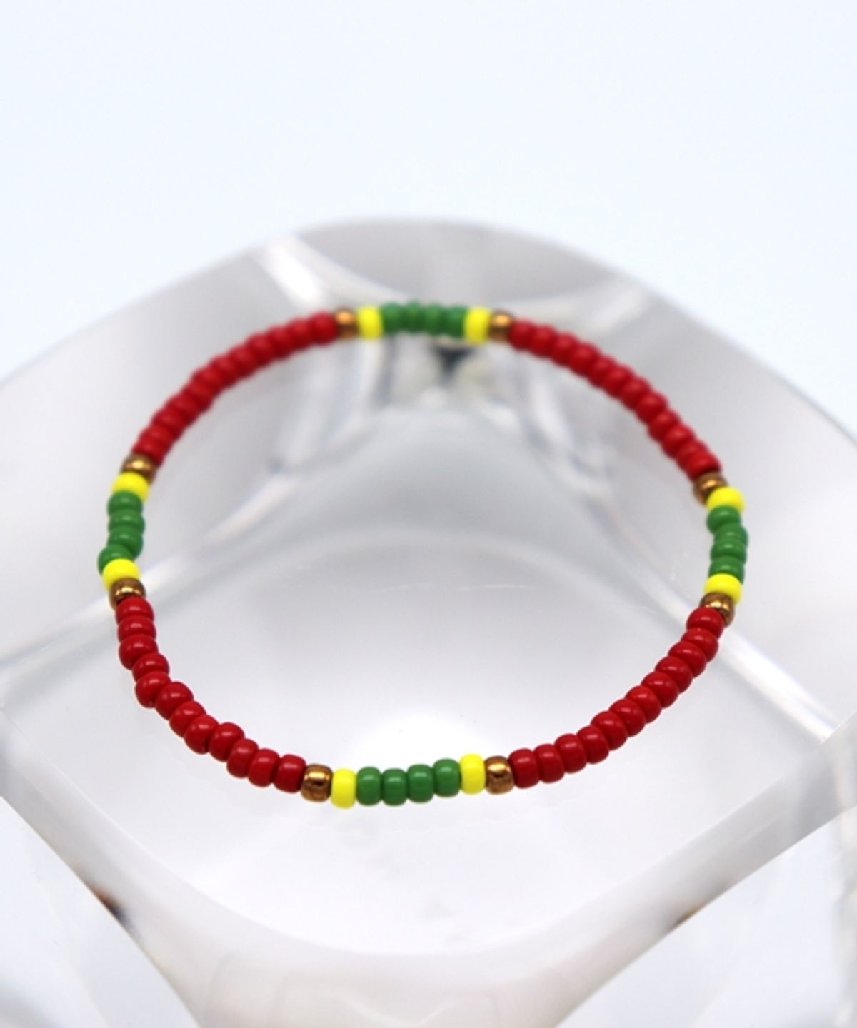 봉보(BONBEAU) Vivid color combo beads Bracelet 레이어드 시드비즈 팔찌 5color