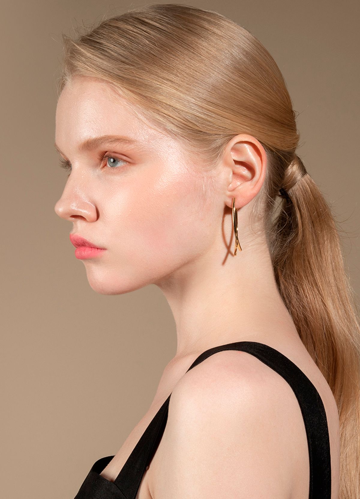 앙쥬오도르(ANGE ODOR) Silver Stick Drop Earring