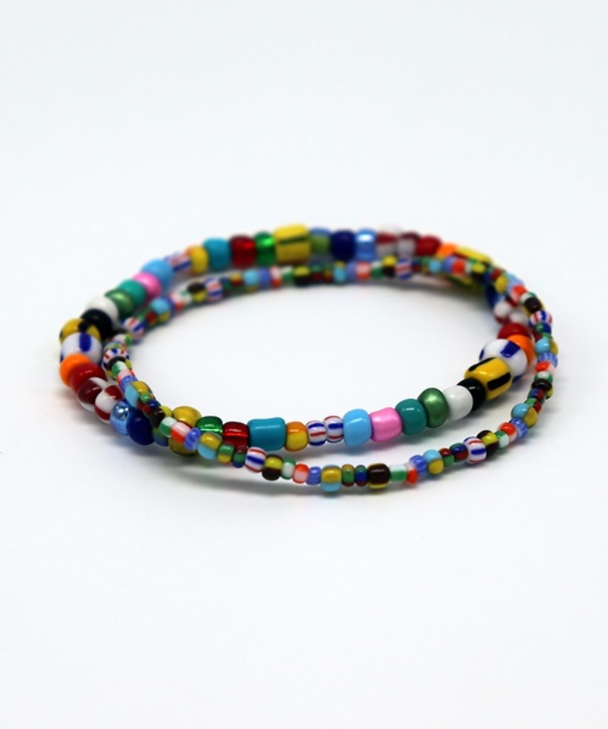 봉보(BONBEAU) Print beads mix layered Bracelet 레이어드 패션 비즈팔찌