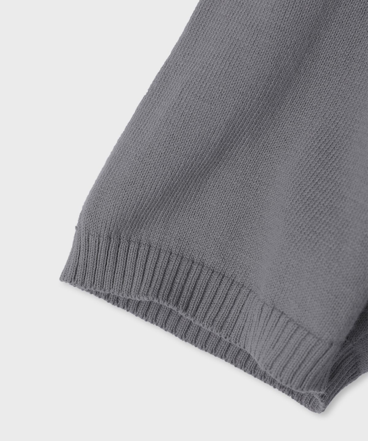 빠니깔레(PANICALE) 라운드넥 코튼 니트 티 2 COLOR