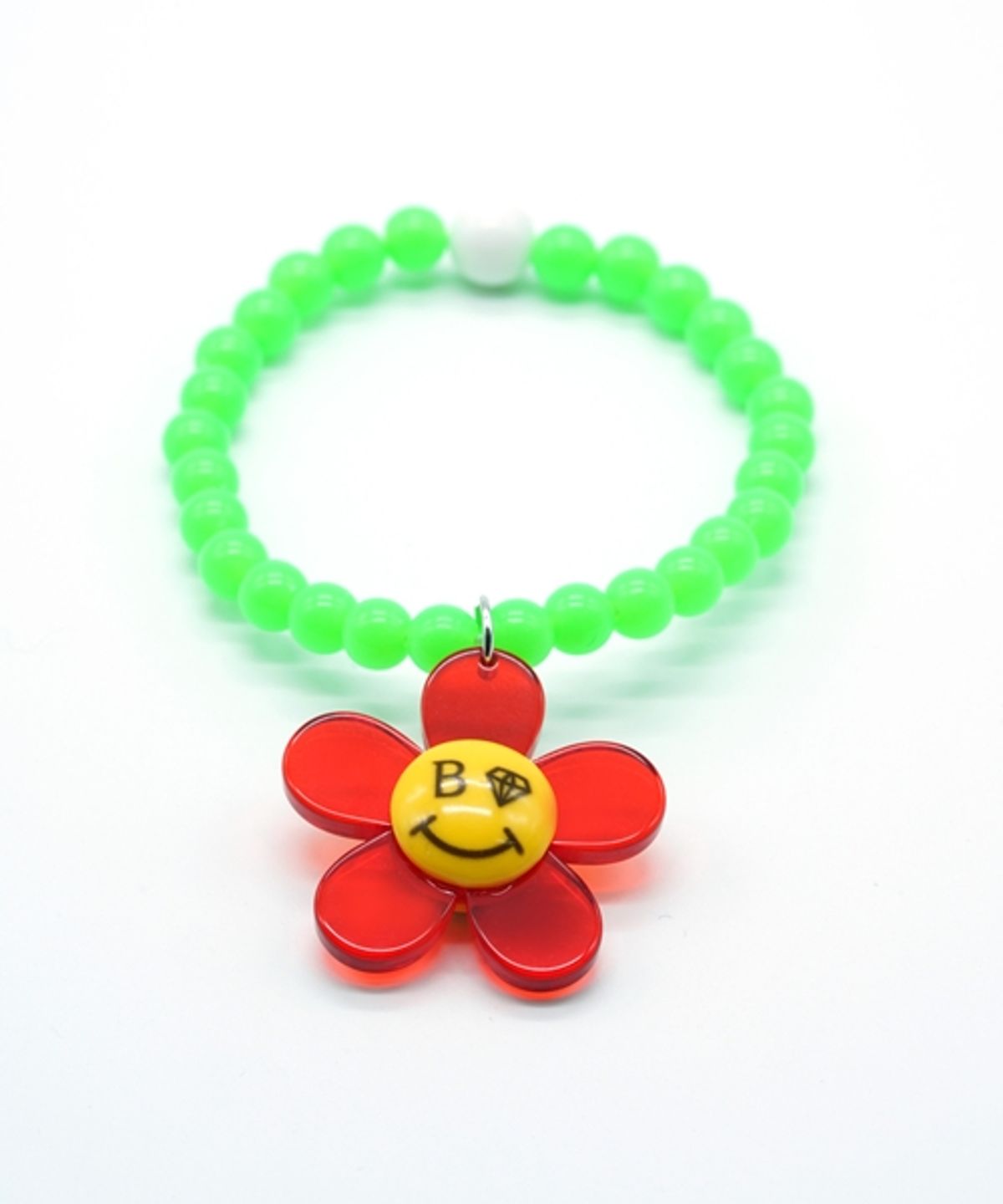 봉보(BONBEAU) Daisy smile neon colorball Bracelet 컬러 스마일 데이지 팔찌