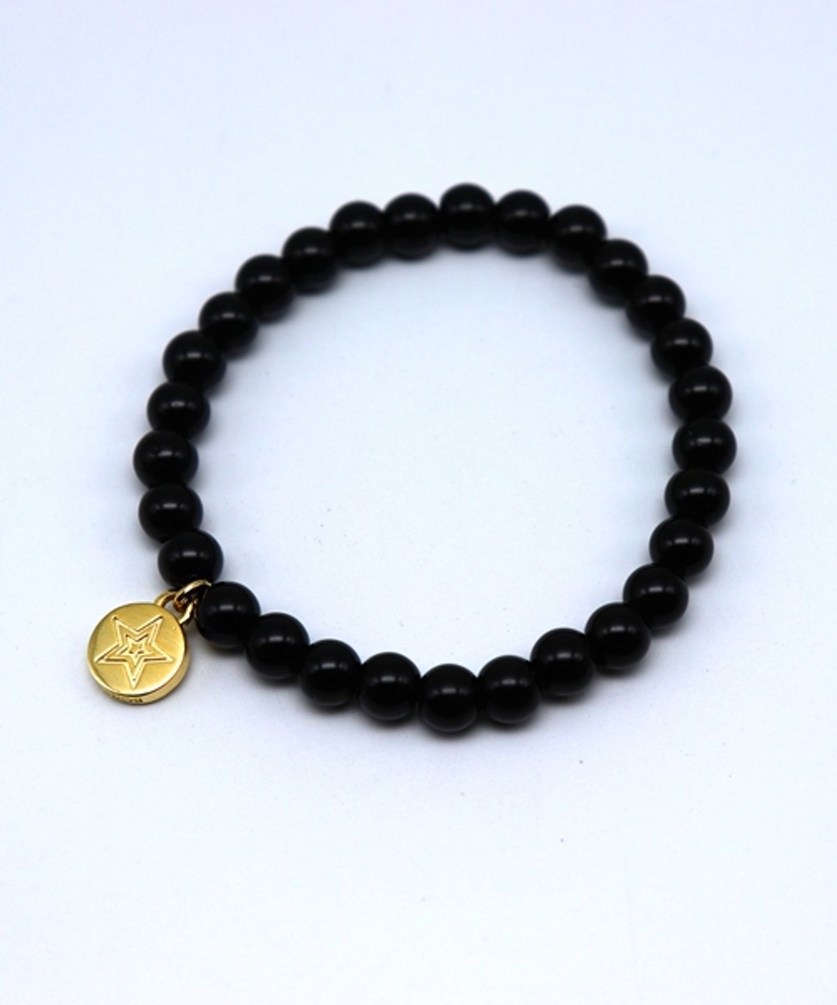 봉보(BONBEAU) Gold star smile point glass ball Bracelet 스타 스마일 참 글라스볼 팔찌