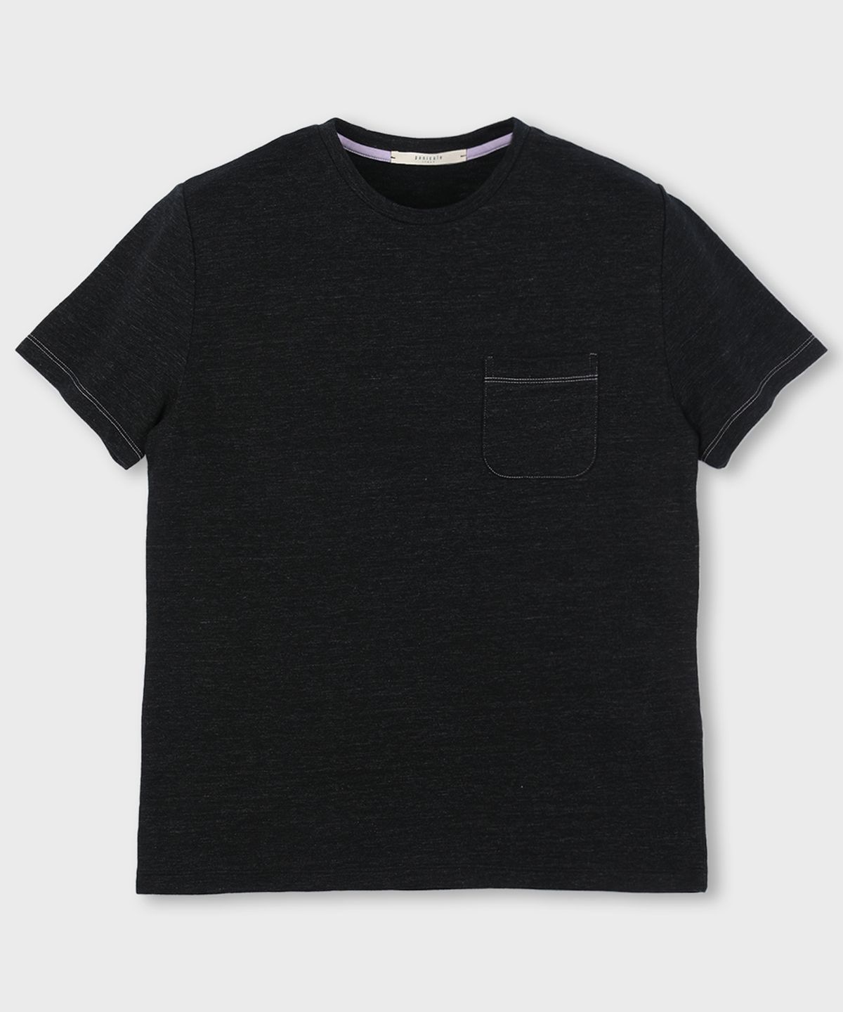 빠니깔레(PANICALE) 스티치 포켓 라운드 코튼 티셔츠 9 COLOR