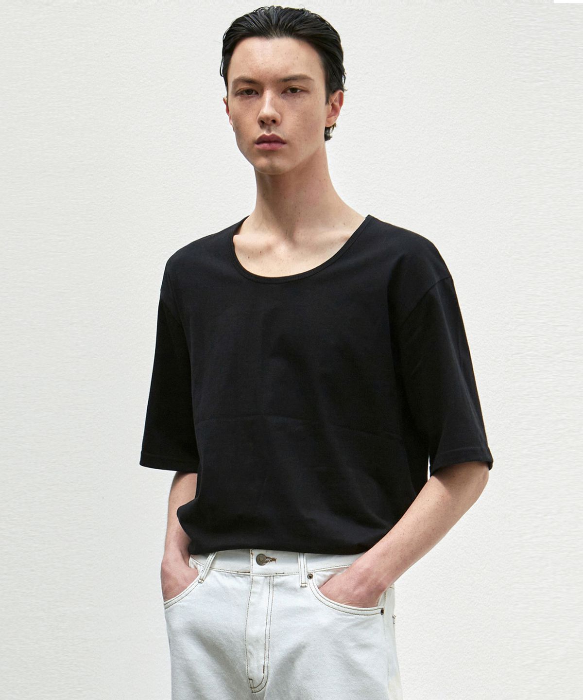 닉앤니콜(NICK&NICOLE) COTTON PREMIUM T-SHIRT_3 COLOR
