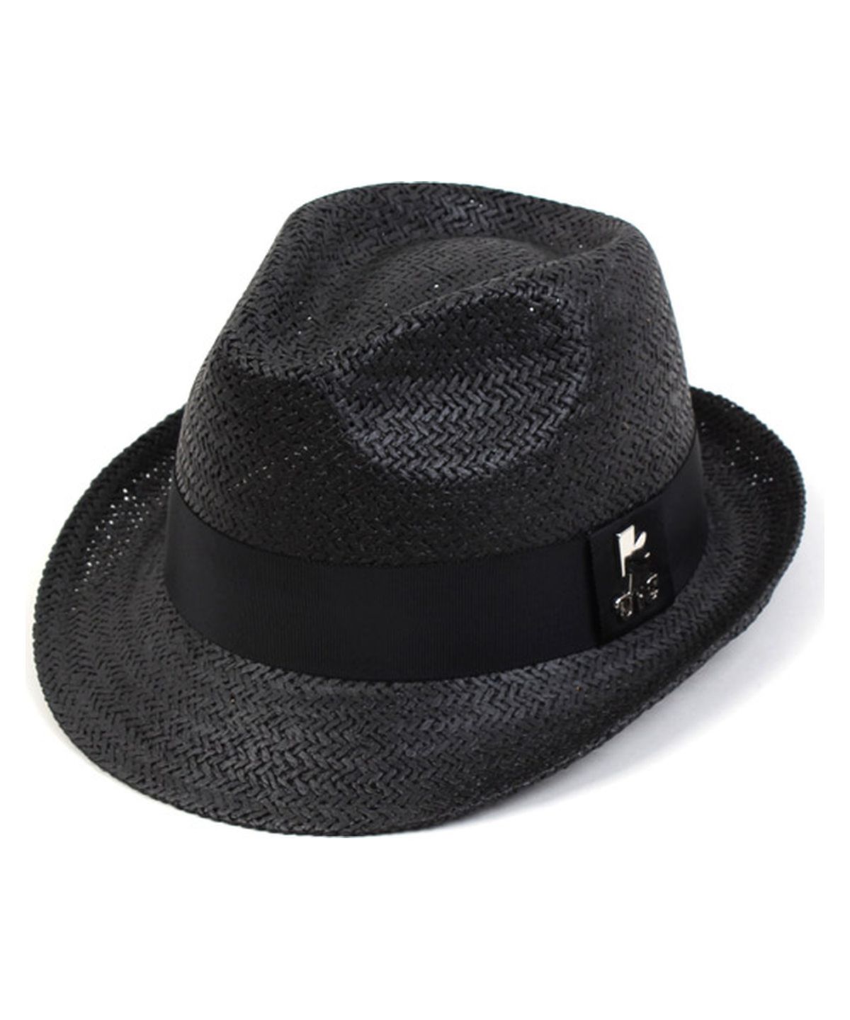 유니버셜 케미스트리(UNIVERSAL CHEMISTRY) BU Summer Black Short Fedora 여름페도라