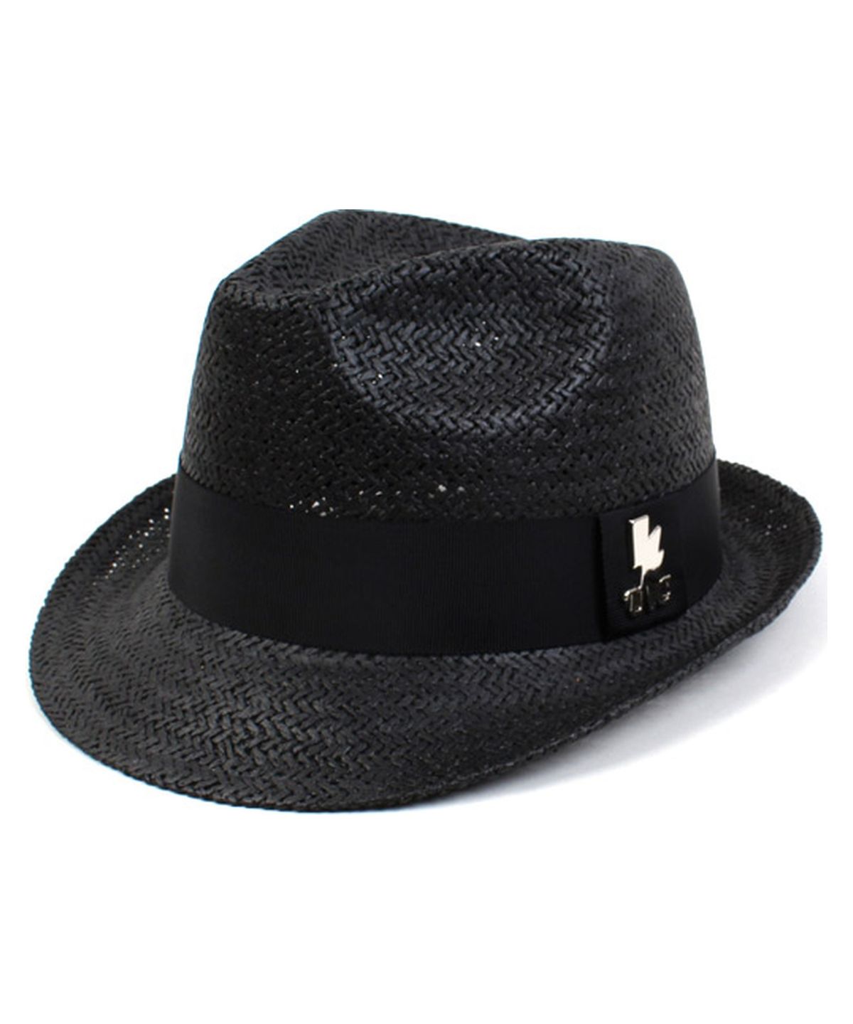 유니버셜 케미스트리(UNIVERSAL CHEMISTRY) BU Summer Black Short Fedora 여름페도라