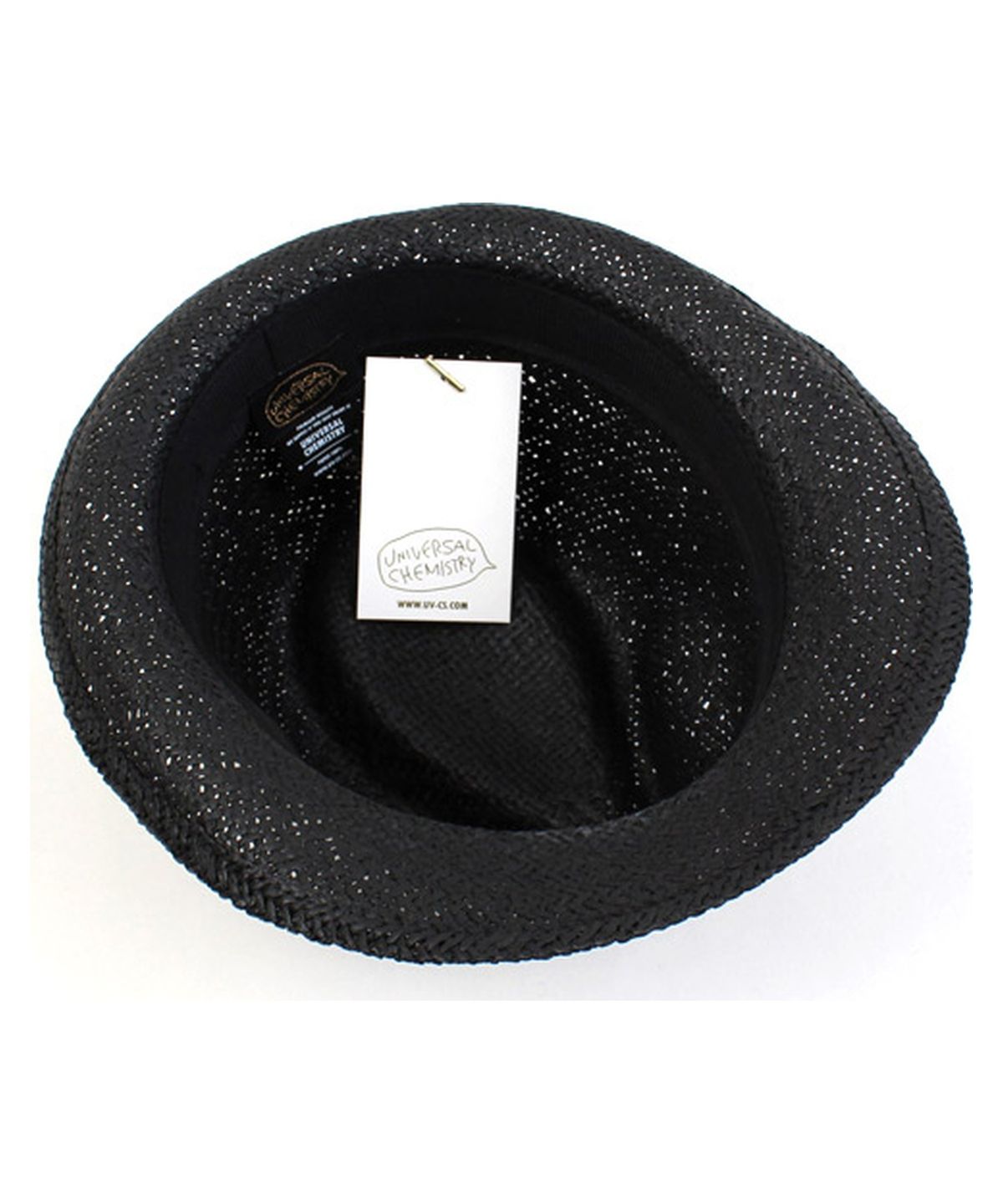 유니버셜 케미스트리(UNIVERSAL CHEMISTRY) BU Summer Black Short Fedora 여름페도라