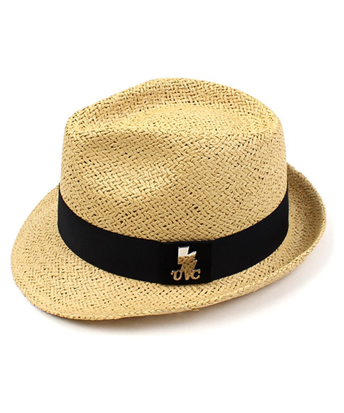 유니버셜 케미스트리(UNIVERSAL CHEMISTRY) BU Summer Beige Short Fedora 여름페도라