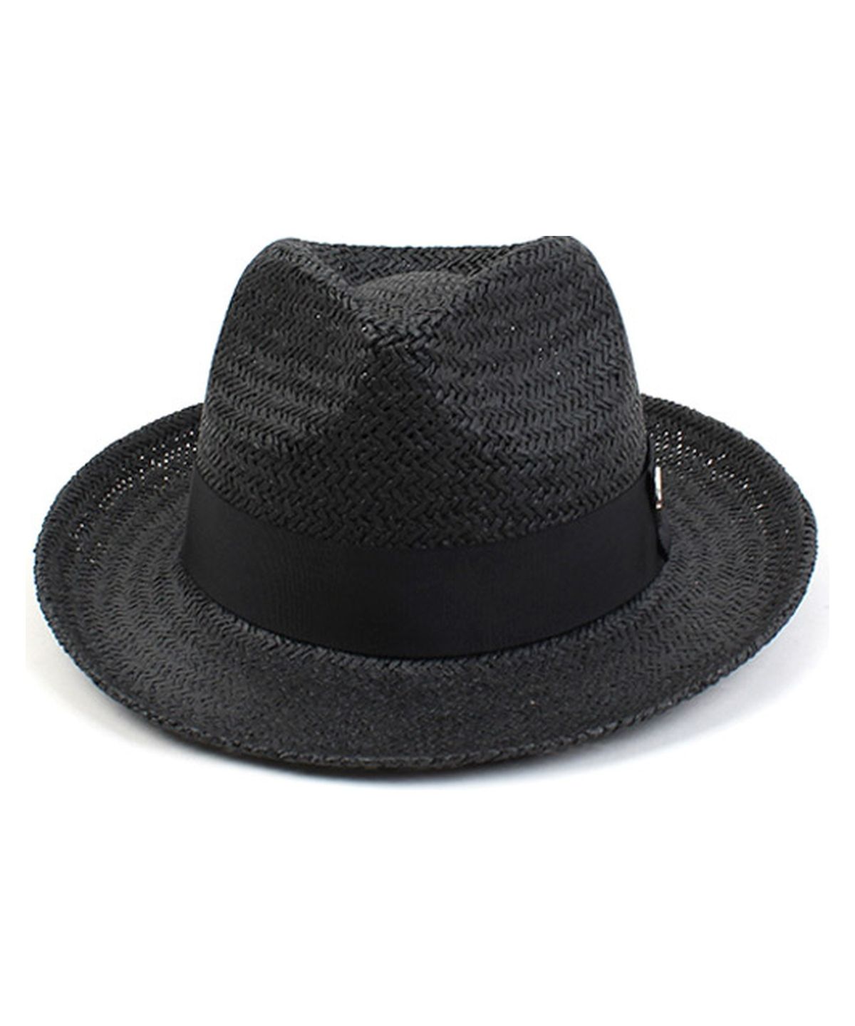 유니버셜 케미스트리(UNIVERSAL CHEMISTRY) BU Summer Black Long Fedora 여름페도라