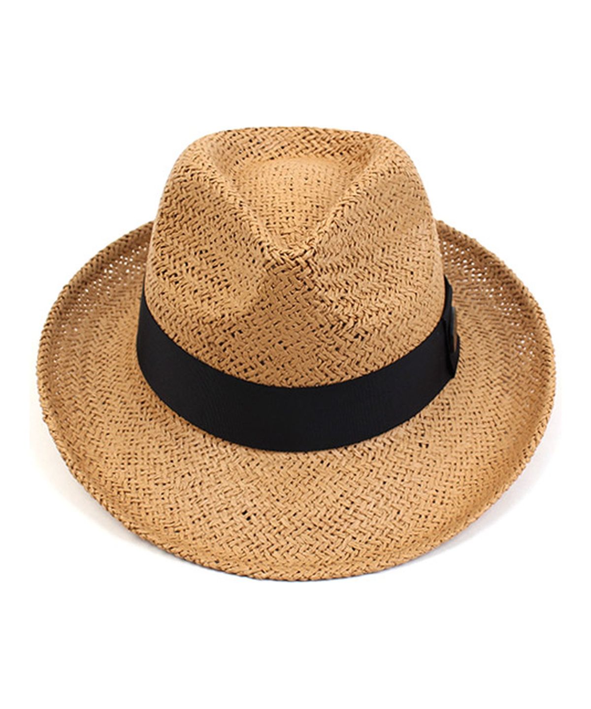 유니버셜 케미스트리(UNIVERSAL CHEMISTRY) BU Summer Brown Long Fedora 여름페도라